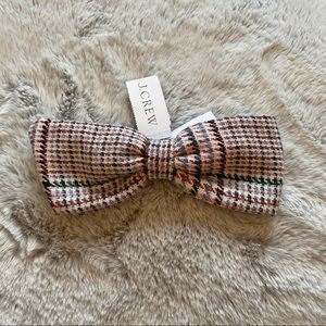 NWT J.Crew tweed wool ribbon barette